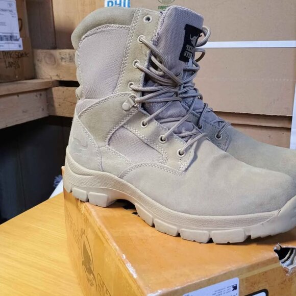 Texas steer oil and slip resistant zipper boot